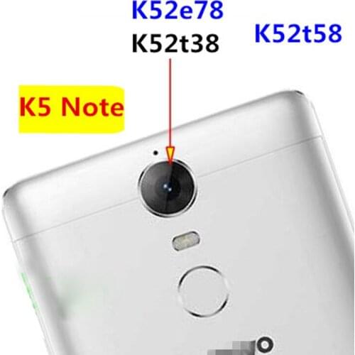 3pcs/lot For Lenovo K5 Note K52e78 K52t38 K52t58 back camera glass lens cover with adhesive glue replacement repair part