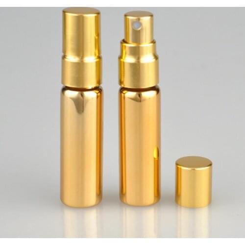 5ML Portable Travel Spray Perfume Bottle Empty Cosmetic Containers With Aluminium Atomizer