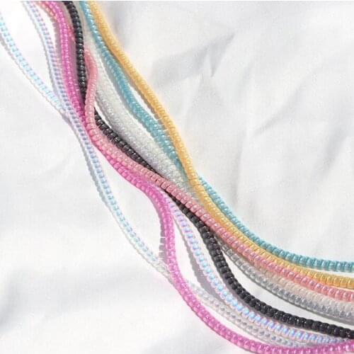 50pcs Laser Plating Wire Cord Rope Protection USB Charging Cable Winder Data Line Protector Earphone Cover Suit Spring Sleeve