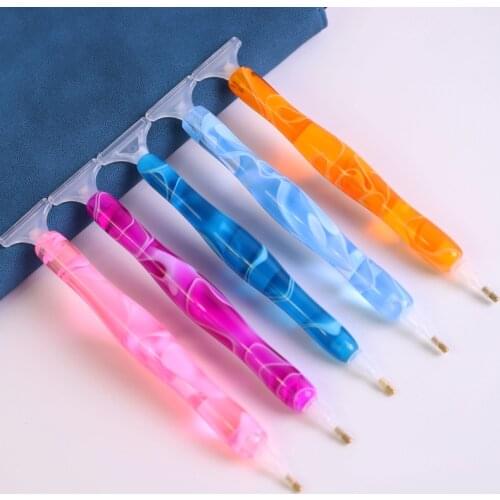 ZOOYA Handturned Resin Diamond Painting Pen Diamond Embroidery Tools Diamond Art Accessories Rhinestone Picker Tool Cross Stitch