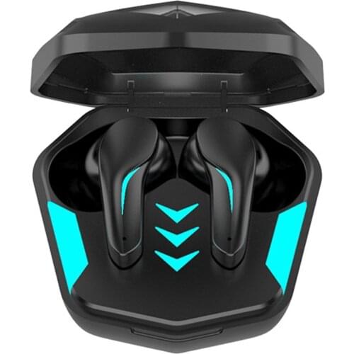 Gaming Bluetooth Headphone Wireless Earbuds In-Ear Headset with Charging Case for Mobile Games Sports