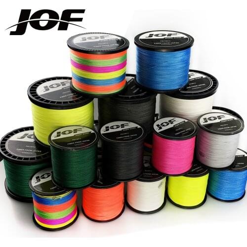JOF Fishing Line 8 Strands 500M 300M 100M PE Braided Multifilament Fishing Line Rope peche carpe Wire