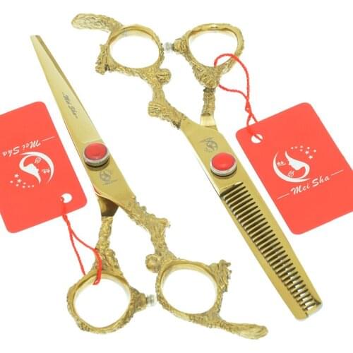 Meisha 6 inch Professional Barber Scissors Hair Salon Cutting Scissors Thinning Shears Japanese Haircut Styling Tools A0094A