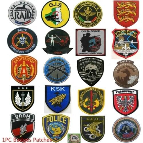 Police Badge Patches Clothes Accessories Armbands Sewings Appliques Jackets Caps,Bags,Backpacks,Vest,Military Uniforms Patch
