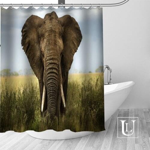 New arrival Custom Elephant Shower Curtain bathroom beautiful decor Shower Curtain Waterproof for yourself