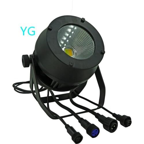 Outdoor Waterproof LED 200W COB Par Warm White/Cool White DMX Stage Light DJ Disco Christmas KTV Wedding Show Sound Activated