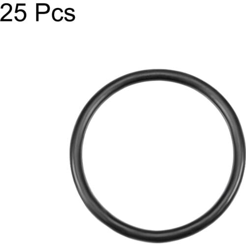 Uxcell O-Rings Nitrile Rubber 30mm Inner Diameter 35mm OD 2.5mm Width Round Seal Gasket 25 Pcs