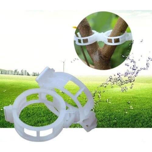 50/100 Pcs Plastic Plant Support Clips for Tomato Hanging Trellis Vine Connects Plants Greenhouse Vegetables Garden Ornament