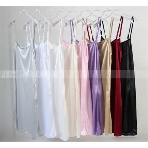 Women Summer inside basic dress Casual Sexy Beach thin basic dress all-match femme Spaghetti Strap Dress 440
