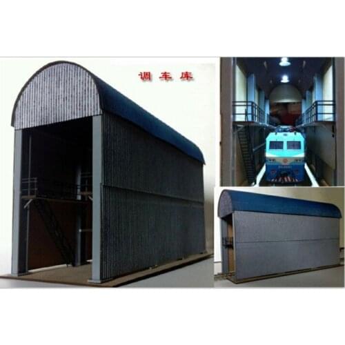 1/87 Model Train ho scale locomotives running dynamic testing platform diy architectural model material sand table