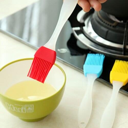 1Pcs Portable Silicone Oil Brush High Temperature Resistant Barbecue Brush Cake Baking Cream Cooking Kitchen Household Tools