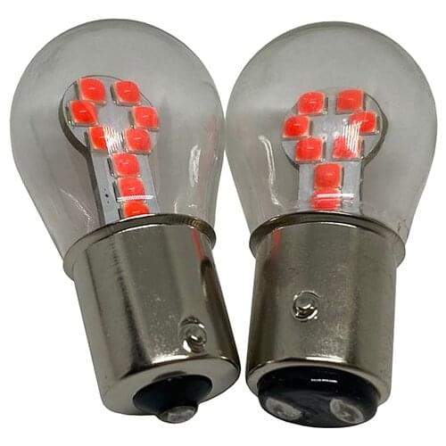 1X 1156 LED 1157 BAY15D turn signal light red brake light 12V R5W R10W BA15S P21W White Red Amber Reverse Lamp
