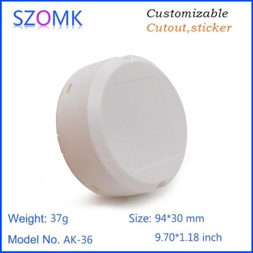 4 pcs, 94*30mm hot selling customizable plastic LED electronics junction box power supply abs enclosure instrument housing