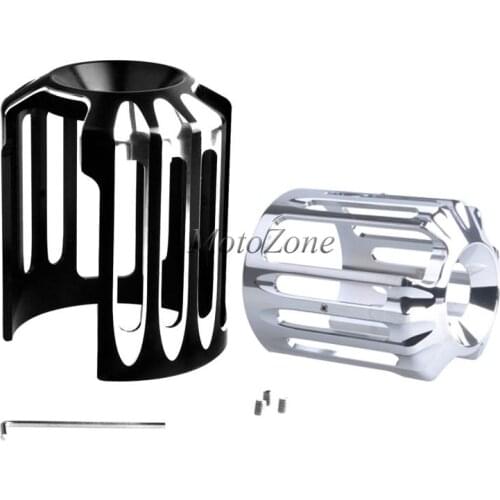 Motorcycle Accessories CNC Cut Oil Filter Cover Cap Suit For Harley Touring Dyna CVO Fatboy Twin Cam Models Black/Chrome