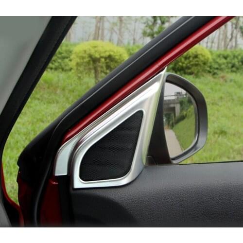 Car ABS Chrome interior A column loudspeakers Cover Car Accessories For Suzuki Vitara Escudo 2015 2016