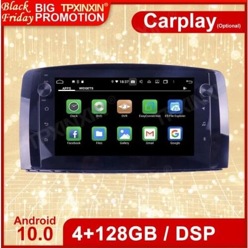 Carplay 2 Din Car Android 10 Receiver For Benz R300 R350 2006 2007 2008 2009 2010 2011 2012 2013 2014 GPS IPS Recorder Head Unit