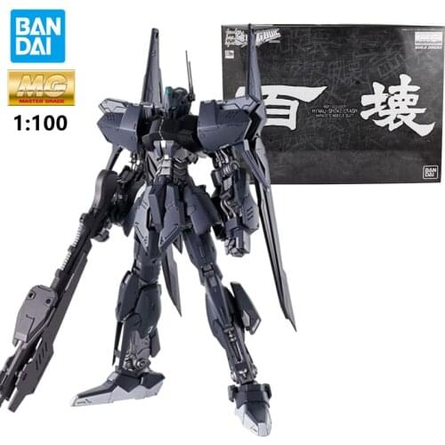 Bandai Gundam Mg 1/100 Hyakushiki Crash Gundam Gbwc Pb Model Geassembleerd Anime Action Figure Speelgoed Kinderen Toy