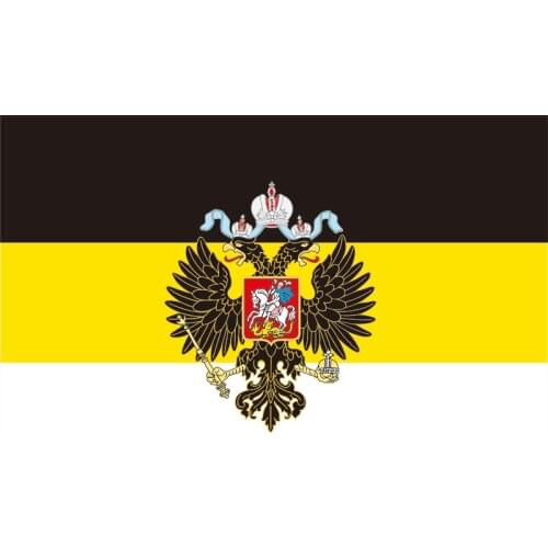 Free shipping xvggdg NEW 90*150cm Russian Imperial Flag double eagle flag banner