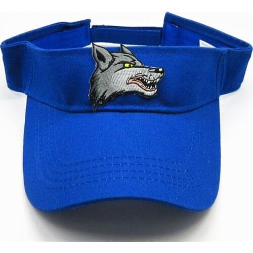 2020 Cotton Wolf Animal Embroidery Visors Baseball Cap Adjustable Snapback Cap for Men and Women 301
