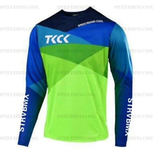 TKCK 2021 mountain bike jersey mountain sweatshirt maillot ciclismo MTB BMX camisas Offroad DH Jerseys Motocross ropa longsleeve