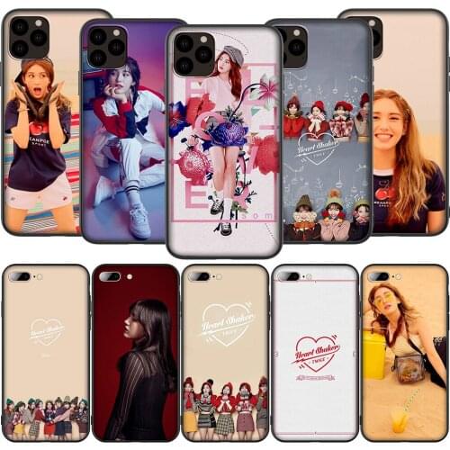 T108 Korean SOMI Heart Shaker Silicone Soft Case for iPhone 12 Mini 11 Pro XS Max XR X 8 7 6 6S Plus 5 5S SE 2020