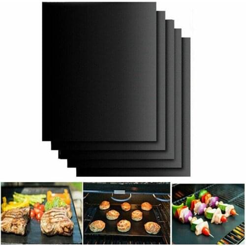 Grill Mat 40X33CM Non Stick BBQ Grill Liners Oven Grill Foil Barbecue Liner Reusable Mat Bbq Tools Bbq Accessories