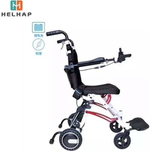 Best-selling electric wheelchair weight 18KG folding smart control electric disable wheelchair can be carried on the plane