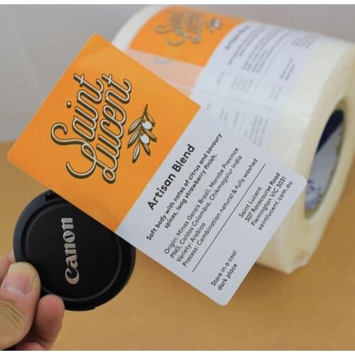 Cheap price custom paper logo sticker printing, round seal logo sticker, adhesive roll sticker with logo printed