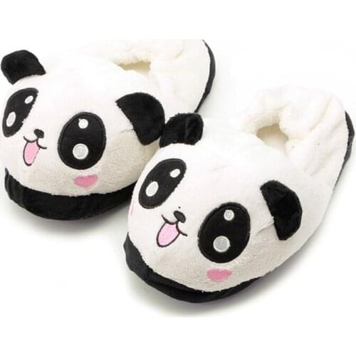 2021 New 2021 New Mignon Yeux Panda Femmes Pantoufles Belle Cartoon Indoor Accueil Soft Shoes