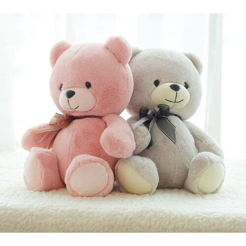 New 30cm High Quality Bear Plush Toys Beautiful Baby Bear Stuffed Dolls Small Gift for Party Wedding Present Cute Kids Girl Doll