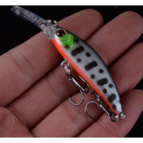 One Piece 70mm 6g CrankbaitsFishing Lures Artificials Fishing Lure River Minnow Pesca Pencil VIB Hard Bait Wobblers With 3D Eyes
