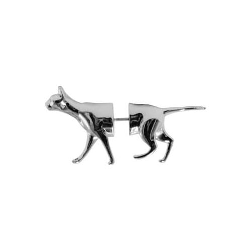 JUUNNGLE LAB Hunter Earrings, Star, Hound, Earrings, Animal, Unisex, Trendy, Single Earrings