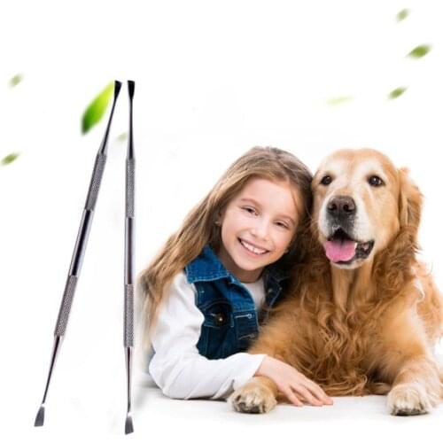 Special Tool For Cleaning Dog And Cat Dental Calculus Stainless Steel Double Head Remover #2