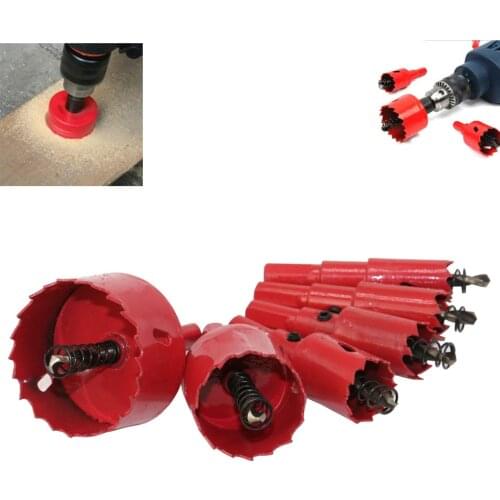 1Pc 16mm-200mm Drill Bit Hole Saw Twist Drill Bits Cutter Power Tool Metal Holes Drilling Kit Carpentry Tools for Wood Steel