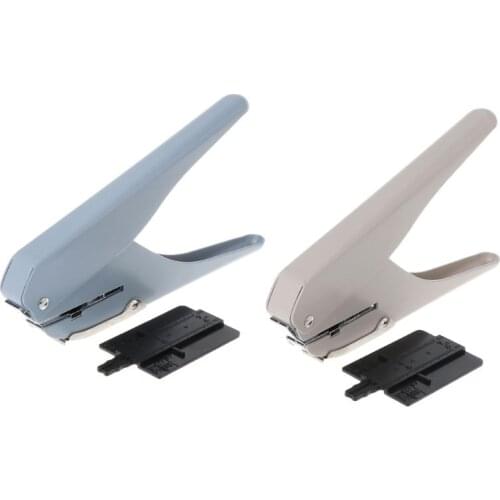 Mushroom Hole T-type Office Punches Paper Cutter Loose Sheet DIY School Supplies Scrapbooking Puncher Binding Holes 77HA