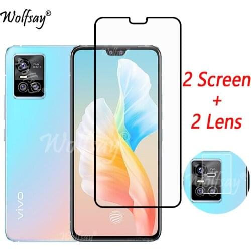 Full Cover Tempered Glass For Vivo S10 Pro Screen Protector For Vivo S10 S 10 Pro Camera Glass For Vivo S10 Pro Glass 6.44 inch