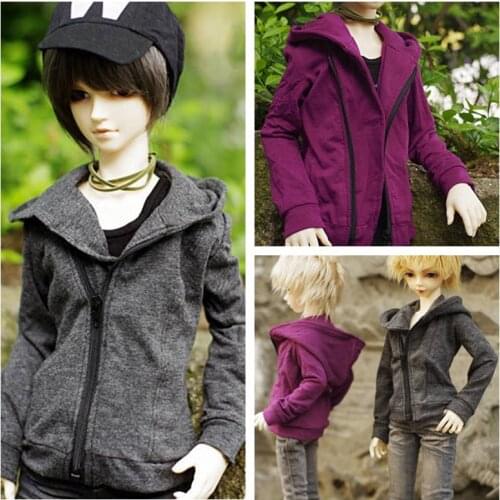 1/4 1/3 BJD doll clothes Hooded jacket coat for BJD/SD accessories MSD SD17 uncle.Not included doll,shoes,wig and other A1008