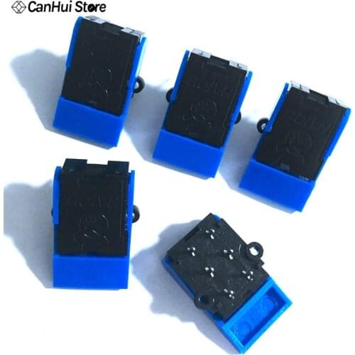20Pcs/Lot 6pin Black Telephone Hook Switch Intercom Doorbell Plug Retainer Switch Reed Switch Household Appliances Accessories