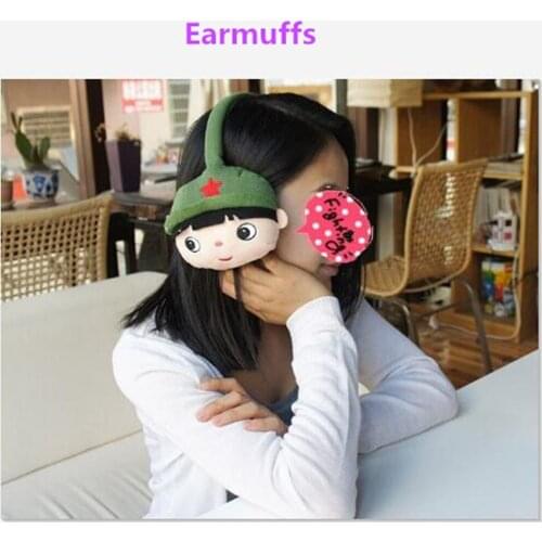 2019 Fashion Autumn winter Unisex Women men Little soldier Lovers Ear cover Warm Earmuffs Christmas gifts
