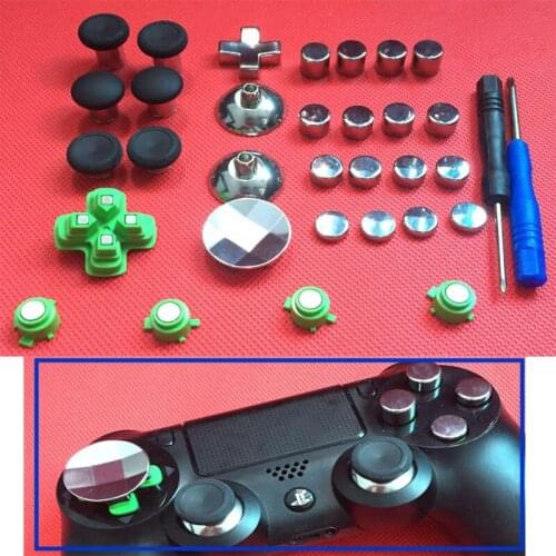 31pcs Enhanced Swap Metal Magnetic Thumbstick Joystick Thumb Stick Grip Cap For Sony PS4 Playstation 4 Controller Gamepad