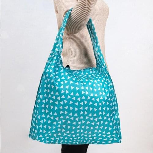 4 Types Attractive Creative Swan Pattern Shoulder Bag Portable Shopping Bag Space-saving for Street
