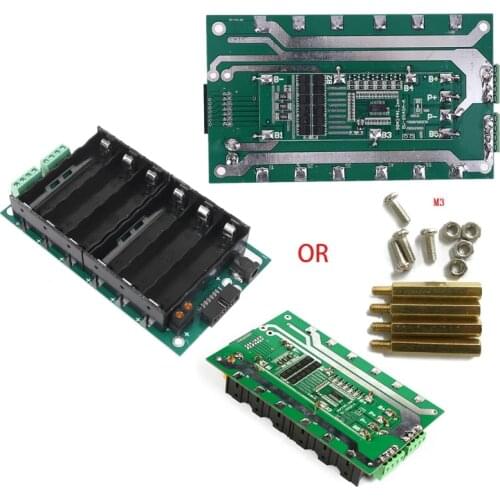 6S Power Wall 18650 Battery Pack Holder Power Bank Case Balancer BMS PCB Circuits Protection Board DIY Kit