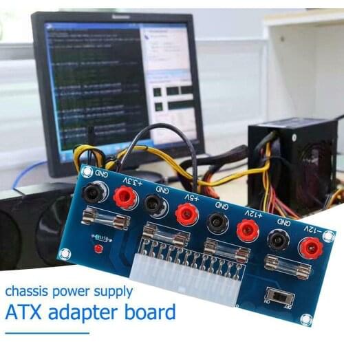 XH-M229 Desktop PC Chassis Power ATX Transfer To Adapter Board Power Supply Circuit Outlet Module 24Pin Output Terminal 24 Pins