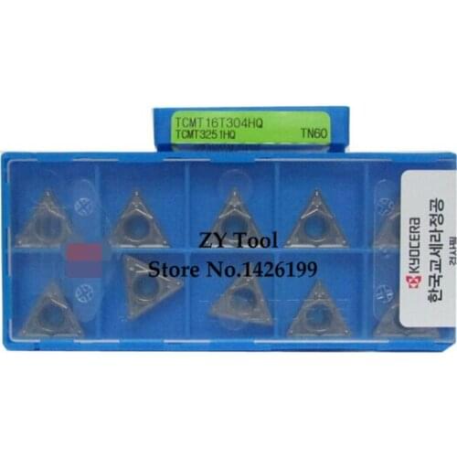 Free shopping! 10PCS TCMT16T304-HQ TN60 lathe cutting tools CNC blade alloy carbide cutting tool carbide inserts