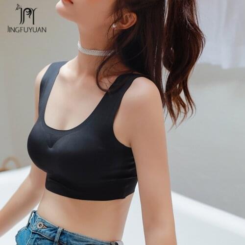 Seamless Soft Women Camisoles Wire Free Tanks Fitness Sleeveless Top Sports Underwear Push Up Breathable Stretch Sleep Tanks