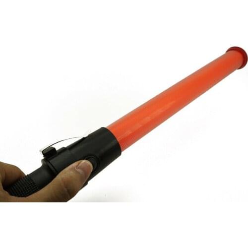 Safety Traffic 3-mode Control Red LED Light wand baton magnet Wand，43cm long