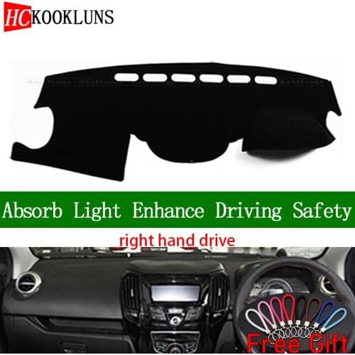 For HAVAL M4 2012 2013 2014 2015 2016 Right Hand Drive Dashboard Cover Car Stickers Sun Shade Dash Mat Interior Accessories