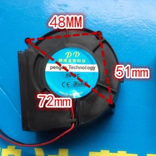 DuoWeiSi 7030 5V 7cm cooling fan Blower 7030 turbo fan humidifier centrifugal cooling fan