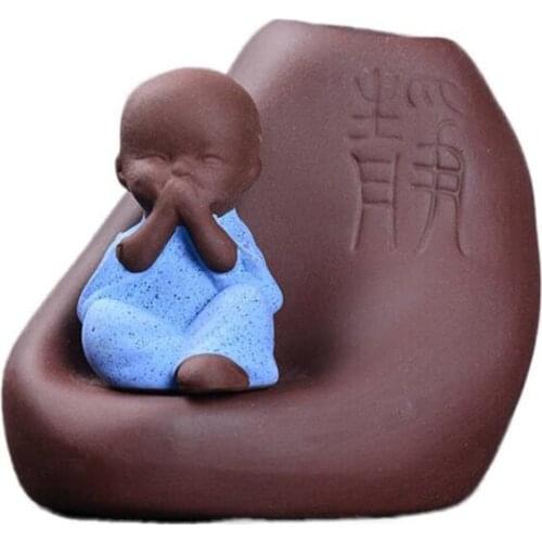 Hydroponic Flower Jardiniere Creative Handmade Fashion Monk Vase Home Decoration Tea Pet Flower Arrangement Ornaments