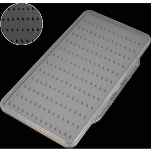 ICERIO Fly Fishing Box 18.5cm X 9.8cm X 1.4cm Nymph Ultra Thin Easy Grip Foam Slim Line Fly Box